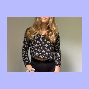 brandy Melville floral top